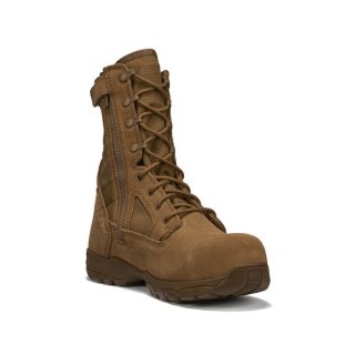 Belleville Military Boots | Flyweight TR596Z CT / Hot Weather Side-Zip Composite Toe Boot-Coyote Brown